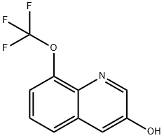 8-(trifluoromethoxy)quinolin-3-ol, 1261886-64-9, 结构式