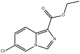 ethyl 6-chloroimidazo[1,5-a]pyridine-1-carboxylate 结构式