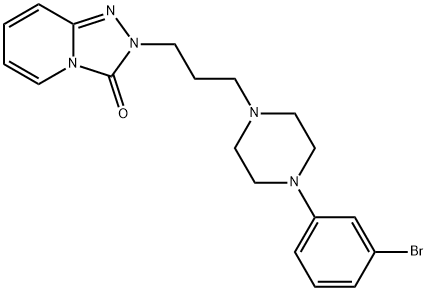 Trazodone impurity 3/Trazodone Bromo Analog/2-{3-[4-(3-Bromophenyl)piperazin-1-yl]propyl}-[1,2,4]triazolo[4,3-a]pyridin-3(2H)-one Structure
