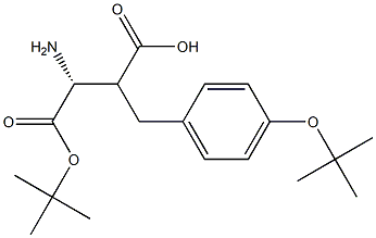 Boc-(R)-2-(4-(tert-butoxy)benzyl)-3-aminopropanoicacid,1265897-23-1,结构式
