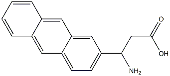 3-AMINO-3-(2-ANTHRYL)PROPANOIC ACID Struktur