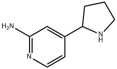 2-Amino-4-(pyrrolidin-2-yl)pyridine Struktur