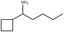 1-cyclobutylpentan-1-amine Structure