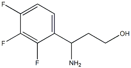 3-AMINO-3-(2,3,4-TRIFLUOROPHENYL)PROPAN-1-OL Struktur