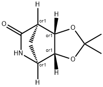 exo-2,2-dimethyltetrahydro-4,7-methano[1,3]dioxolo[4,5-c]pyridin-6(3aH)-one Structure