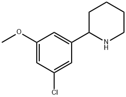 1273675-26-5 2-(3-chloro-5-methoxyphenyl)piperidine
