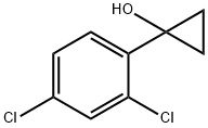 1-(2,4-二氯苯基)环丙烷-1-醇, 1275197-37-9, 结构式