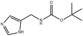 tert-butyl N-[(1H-imidazol-4-yl)methyl]carbamate Struktur