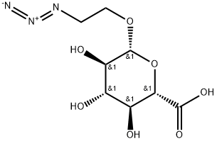 2-Azidoethyl b-D-glucopyranosiduronic acid Structure