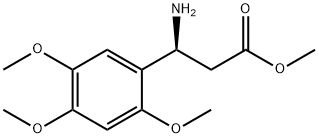 METHYL (3S)-3-AMINO-3-(2,4,5-TRIMETHOXYPHENYL)PROPANOATE Structure