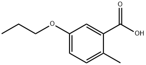 2-甲基-5-丙氧基苯甲酸,1282679-69-9,结构式