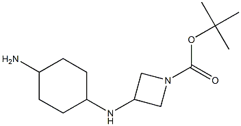 tert-butyl 3-((4-aminocyclohexyl)amino)azetidine-1-carboxylate 结构式