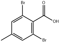 2,6-dibromo-4-methylbenzoic acid Struktur