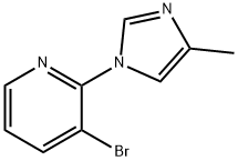 3-Bromo-2-(4-methylimidazol-1-yl)pyridine Struktur