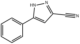 5-苯基-1H-3-氰基-吡唑, 1290685-13-0, 结构式