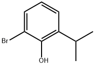 1-bromo-3-isopropyl-2-hydroxybenzene, 129976-32-5, 结构式
