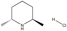(2R,6R)-2,6-DIMETHYLPIPERIDINE HYDROCHLORIDE 结构式