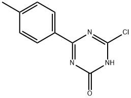 2-Chloro-4-(4-tolyl)-6-hydroxy-1,3,5-triazine Struktur