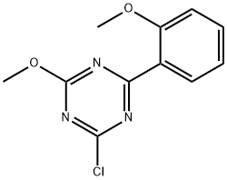 2-Chloro-4-(2-methoxyphenyl)-6-methoxy-1,3,5-triazine Structure