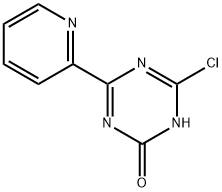 2-Chloro-4-(2-pyridyl)-6-hydroxy-1,3,5-triazine, 1303967-88-5, 结构式