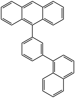 9-[3-(1-萘基)苯基]蒽,1304129-92-7,结构式