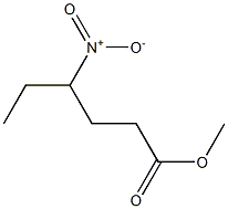 methyl 4-nitrohexanoate Struktur