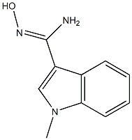 N'-hydroxy-1-methyl-1H-indole-3-carboximidamide Structure