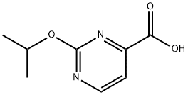2-异丙氧基嘧啶-4-羧酸,1312556-75-4,结构式