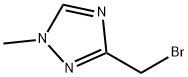 3-(bromomethyl)-1-methyl-1H-1,2,4-triazole Struktur