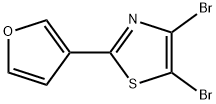 4,5-Dibromo-2-(3-furyl)thiazole Structure
