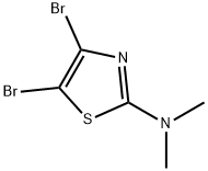 4,5-Dibromo-2-(dimethylamino)thiazole 结构式