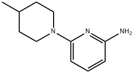 2-AMINO-6-(4-METHYLPIPERIDIN-1-YL)PYRIDINE,1314356-03-0,结构式