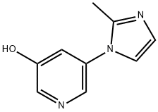3-Hydroxy-5-(2-methylimidazol-1-yl)pyridine|