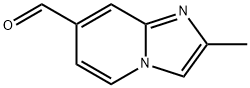 2-methylimidazo[1,2-a]pyridine-7-carbaldehyde Struktur