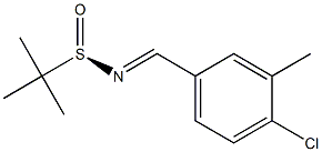 (R,E)-N-(4-chloro-3-methylbenzylidene)-2-methylpropane-2-sulfinamide,1316856-45-7,结构式