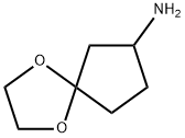 1,4-dioxaspiro[4.4]nonan-7-amine Struktur