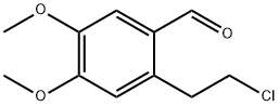 Benzaldehyde, 2-(2-chloroethyl)-4,5-dimethoxy- Structure