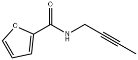 N-(but-2-yn-1-yl)furan-2-carboxamide 结构式