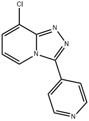 8-Chloro-3-(4'-pyridyl)-1,2,4-triazolo[4,3-a]pyridine 结构式