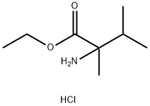 2-氨基-2,3-二甲基丁酸乙酯盐酸盐,1334146-69-8,结构式
