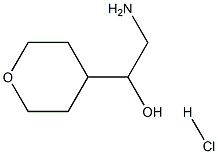 2-氨基-1-(噁烷-4-基)乙烷-1-醇盐酸, 1334147-04-4, 结构式