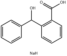 sodium 2-[hydroxy(phenyl)methyl]benzoate,1334148-94-5,结构式