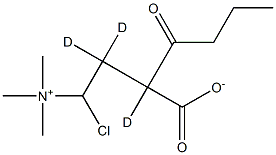 Butyryl-L-carnitine-d3 (chloride), 1334532-21-6, 结构式