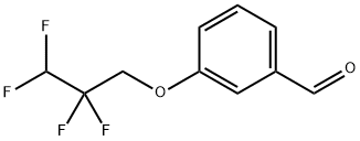3-(2,2,3,3-tetrafluoropropoxy)benzaldehyde Struktur