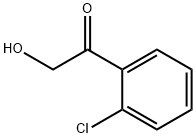 1-(2-クロロフェニル)-2-ヒドロキシエタン-1-オン 化学構造式