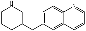 Quinoline, 6-(3-piperidinylmethyl)- Structure