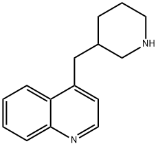 Quinoline, 4-(3-piperidinylmethyl)- Structure