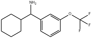 CYCLOHEXYL[3-(TRIFLUOROMETHOXY)PHENYL]METHANAMINE Structure