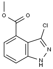 methyl 3-chloro-1H-indazole-4-carboxylate Structure