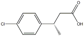 (S)-3-(4-chlorophenyl)butanoic acid,1338826-00-8,结构式